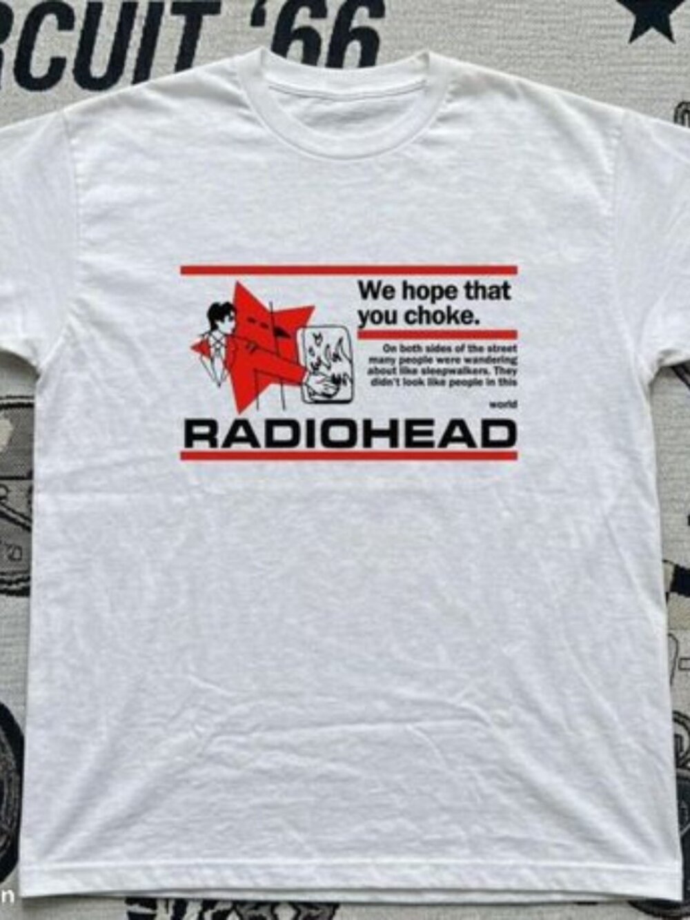 Radiohead 90s Rock Music T-Shirt, Vintage Band Tee Unisex